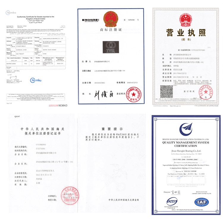10mm linear bearing certificates